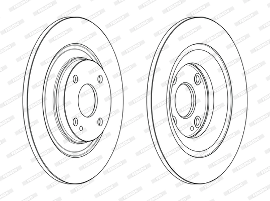 Brake Disc PREMIER DDF2593C
