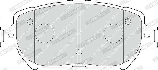 Set bantalan rem, rem cakram PREMIER ECO FRICTION FDB1620