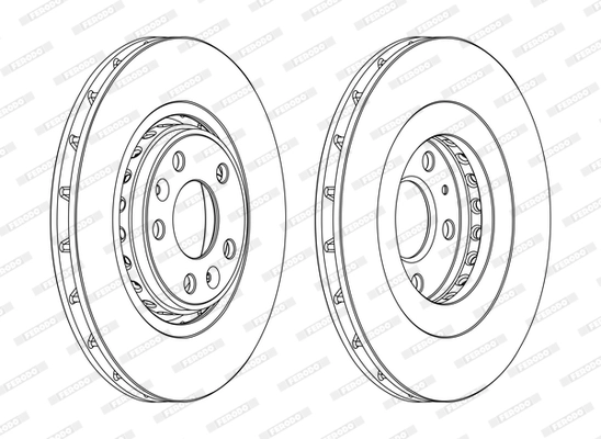 Brake Disc PREMIER DDF1727C