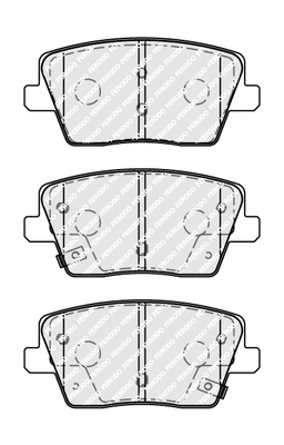 Brake Pad Set, disc brake PREMIER ECO FRICTION FDB5100