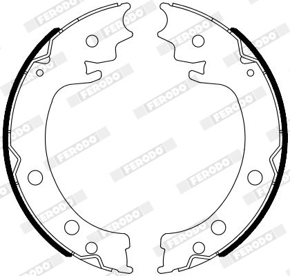 Brake Shoe Set, parking brake PREMIER FSB4116