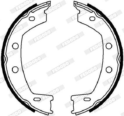 Brake Shoe Set, parking brake PREMIER FSB4032