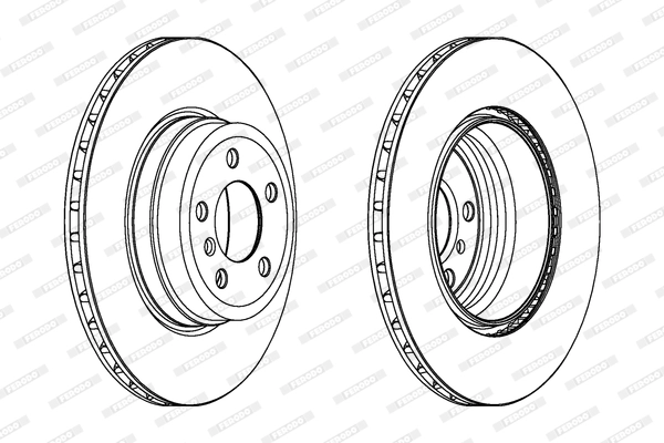 FERODO DDF1716C-1 Brake Disc