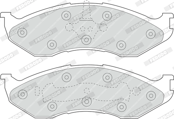 Brake Pad Set, disc brake PREMIER FDB929