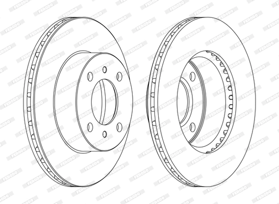 Brake Disc PREMIER Coat+ disc DDF1005C