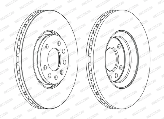 Brake Disc PREMIER DDF1215C