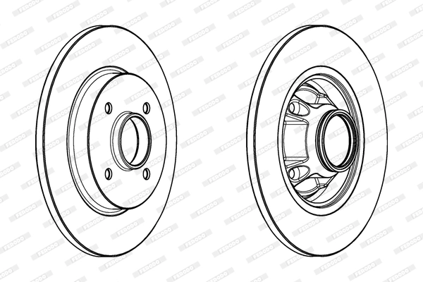 Brake Disc PREMIER DDF1735-1