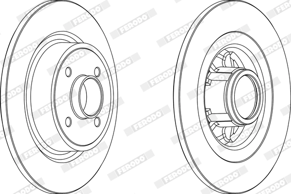 Brake Disc PREMIER DDF1381C-1