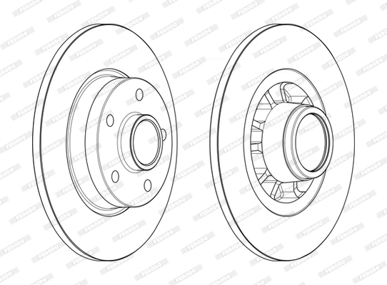 Brake Disc PREMIER DDF2602-1