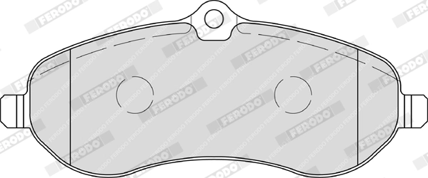 Brake Pad Set, disc brake PREMIER ECO FRICTION FVR1771