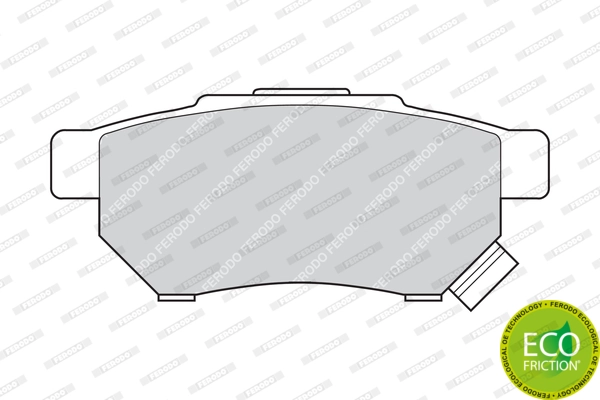 Brake Pad Set, disc brake PREMIER ECO FRICTION FDB621