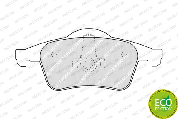 Brake Pad Set, disc brake PREMIER ECO FRICTION FDB1383