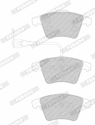 Brake Pad Set, disc brake PREMIER ECO FRICTION FVR1642