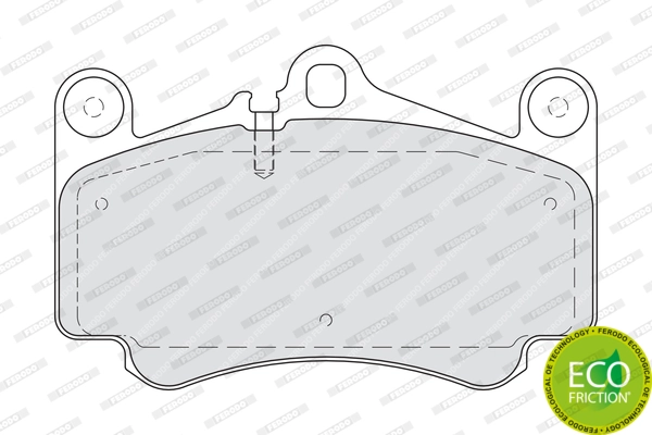 Brake Pad Set, disc brake PREMIER ECO FRICTION FDB1998
