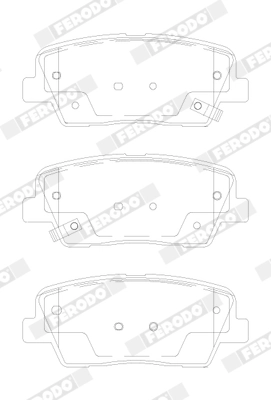 Brake Pad Set, disc brake PREMIER ECO FRICTION FDB5152
