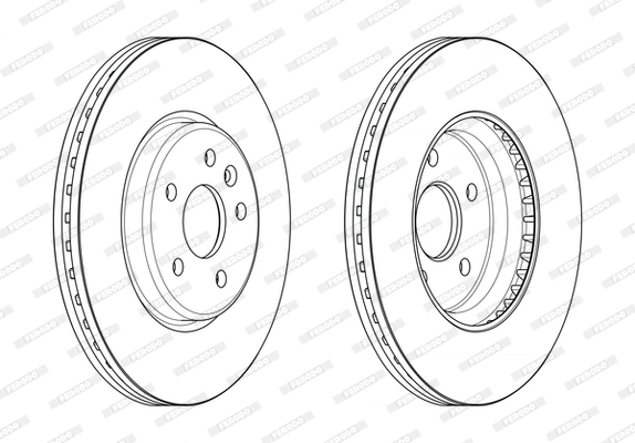 Brake Disc PREMIER DDF2684C