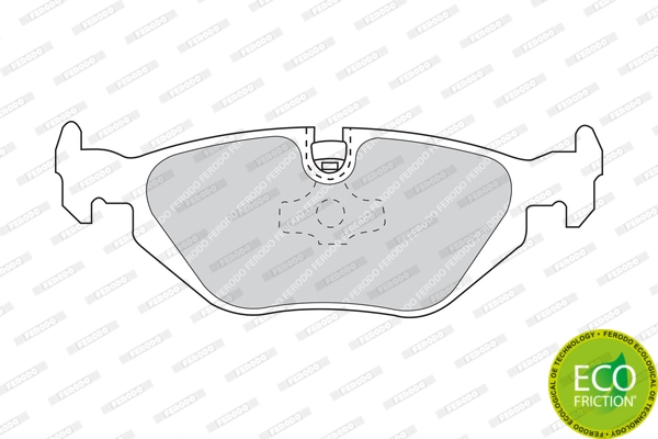 Brake Pad Set, disc brake PREMIER ECO FRICTION FDB850