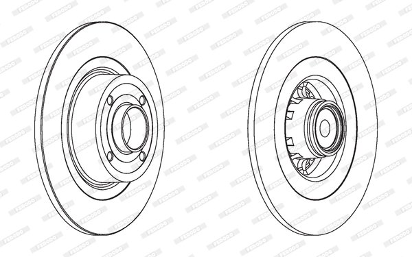 Brake Disc PREMIER DDF1570-1