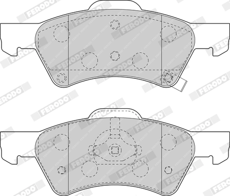 Brake Pad Set, disc brake PREMIER ECO FRICTION FDB1510