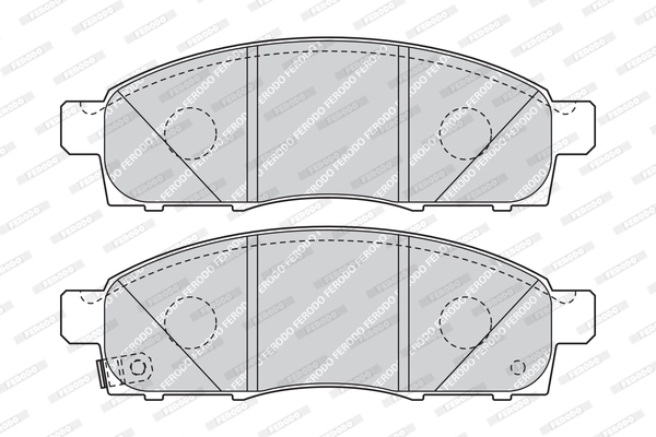 Brake Pad Set, disc brake PREMIER ECO FRICTION FVR4415