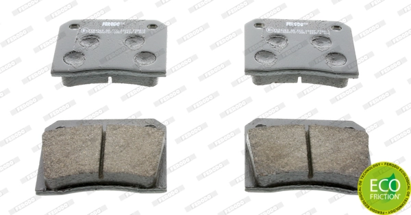 Brake Pad Set, disc brake PREMIER ECO FRICTION FDB815
