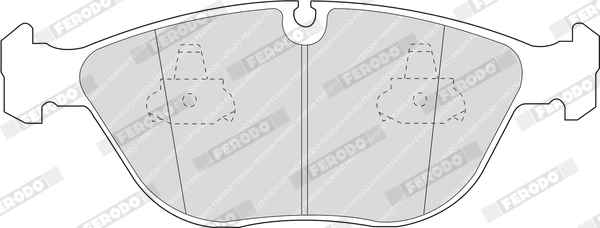 Brake Pad Set, disc brake PREMIER ECO FRICTION FDB1001