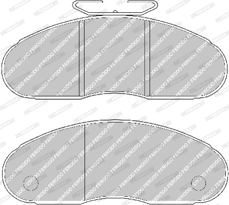 Brake Pad Set, disc brake PREMIER FVR791