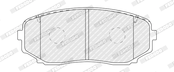 Brake Pad Set, disc brake PREMIER ECO FRICTION FDB5433