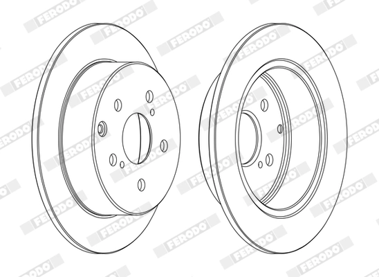 Brake Disc PREMIER DDF1704C