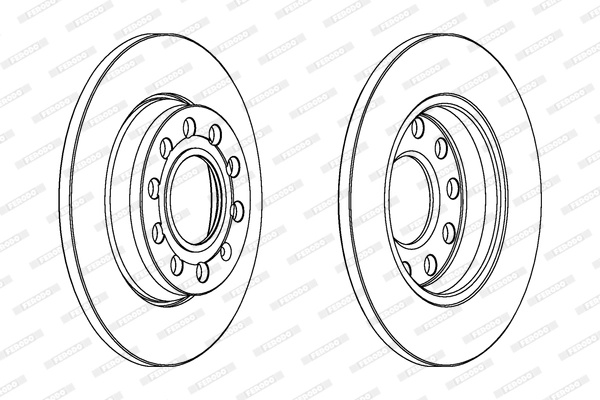 Brake Disc PREMIER Coat+ disc DDF1425C