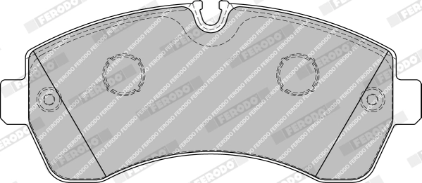 Brake Pad Set, disc brake PREMIER ECO FRICTION FVR1777