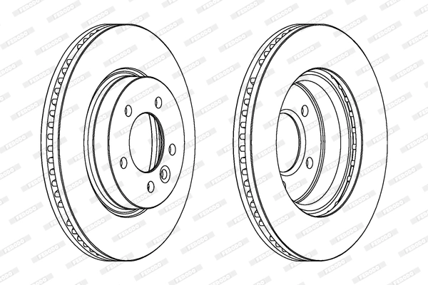 Brake Disc PREMIER DDF1430C-1