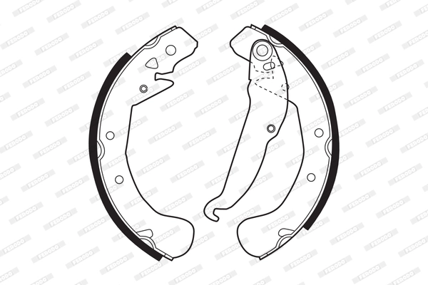 Brake Shoe Set PREMIER FSB545