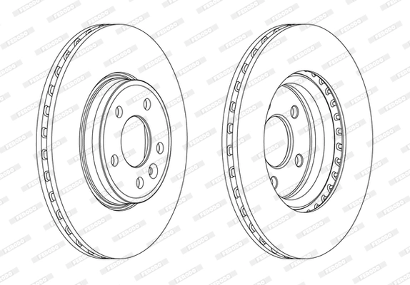 Brake Disc PREMIER DDF1663C