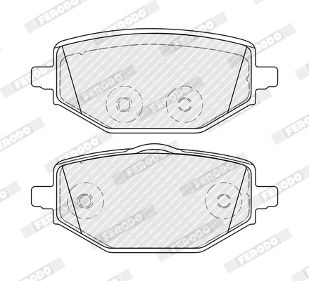 Brake Pad Set, disc brake PREMIER ECO FRICTION FDB5490