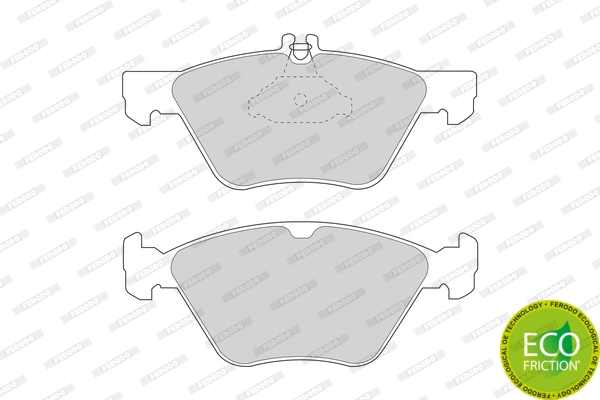 Brake Pad Set, disc brake PREMIER ECO FRICTION FDB1050
