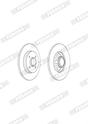 Brake Disc PREMIER Coat+ disc DDF1791C-1