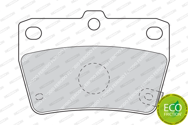 Brake Pad Set, disc brake PREMIER ECO FRICTION FDB1531