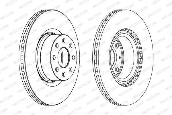 Brake Disc PREMIER DDF1298C