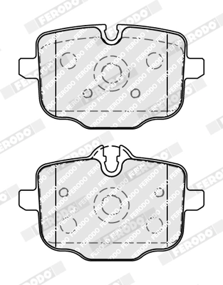 Brake Pad Set, disc brake PREMIER ECO FRICTION FDB5056