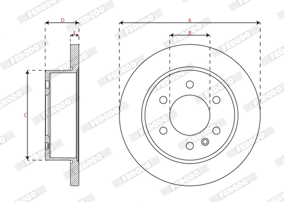 Brake Disc PREMIER DDF3030