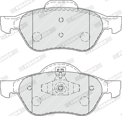 Brake Pad Set, disc brake PREMIER ECO FRICTION FDB1866