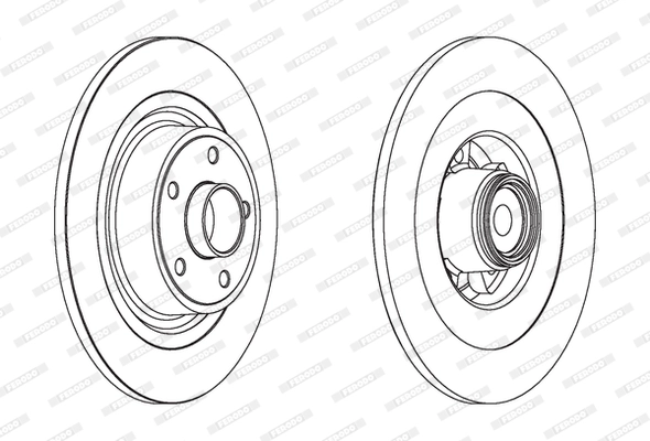 FERODO DDF1654-1 Brake Disc