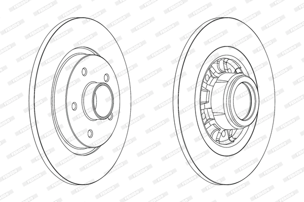 Brake Disc PREMIER DDF1734-1