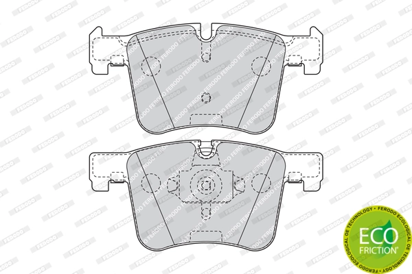 Brake Pad Set, disc brake FUSE+ Technology FDB4394