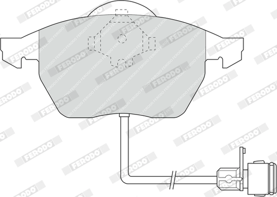 Brake Pad Set, disc brake PREMIER ECO FRICTION FDB590