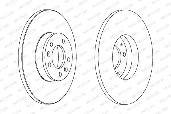 Brake Disc PREMIER DDF1602C