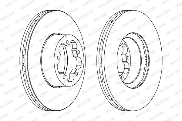 Brake Disc PREMIER DDF1554