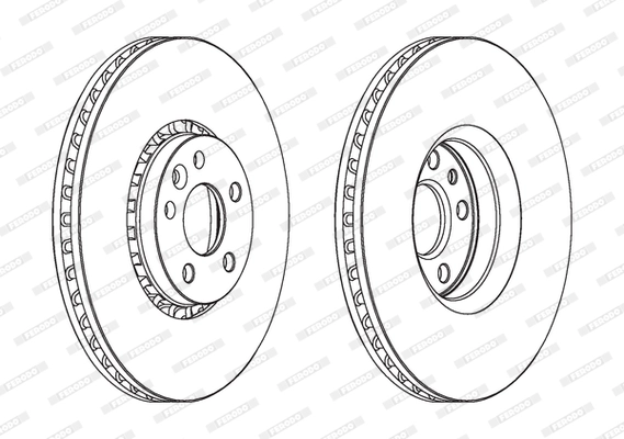 Brake Disc PREMIER Coat+ disc DDF1801C-1