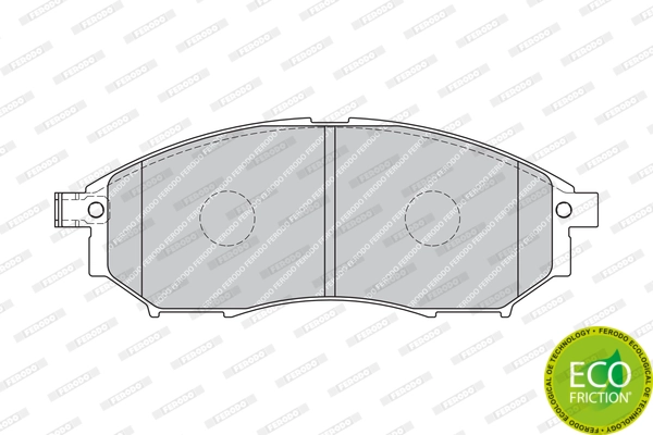 Brake Pad Set, disc brake PREMIER ECO FRICTION FDB1881